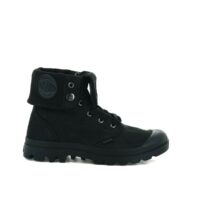 Bottines cuir nubuck Pampa Baggy Noir Palladium