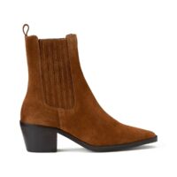 Bottines cuir suède Birman Marron JONAK