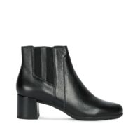 Bottines en cuir Annya Noir Geox