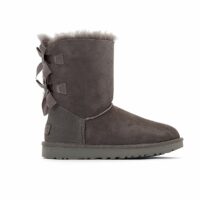 Bottines fourrées Bailey Bow II Noir ou Noisette ou Gris Ugg