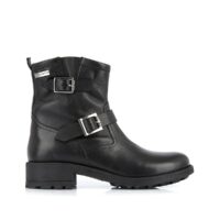 Bottines motardes cuir Looky Noir LES TROPEZIENNES PAR M BELARBI