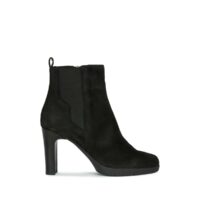 Bottines respirantes en cuir Annya high Noir Geox