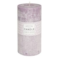 Bougie cylindrique violette 9 x 18 cm Maisons du Monde