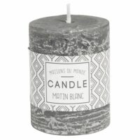 Bougie gris foncé VOTIVE Maisons du Monde