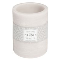 Bougie lanterne grise H 12 cm Maisons du Monde