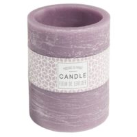 Bougie lanterne violette H 12 cm Maisons du Monde