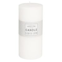 Bougie parfumée cylindrique blanche 7 x 15 cm Maisons du Monde