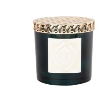 Bougie parfumée verte et métal doré Maisons du Monde