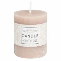 Bougie taupe VOTIVE Maisons du Monde