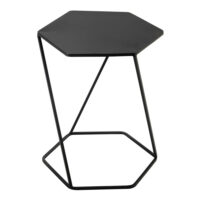 Bout de canapé en métal noir L 45 cm CURTIS Maisons du Monde