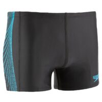 Boxer de bain Powerflex eco Tech Panel Noir/Bleu Speedo