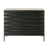 Buffet 2 portes noir Opal Maisons du Monde