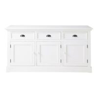 Buffet 3 portes 3 tiroirs blanc Newport Maisons du Monde