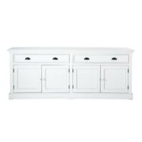 Buffet 4 portes 4 tiroirs blanc Newport Maisons du Monde