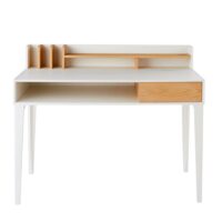 Bureau 1 tiroir blanc Kara Maisons du Monde