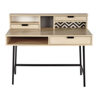 Bureau 3 tiroirs Graphik Maisons du Monde