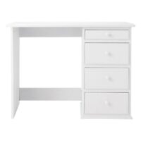 Bureau 4 tiroirs blanc Pastel Maisons du Monde