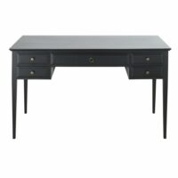 Bureau 5 tiroirs noir mat Cambronne Maisons du Monde