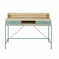 Bureau enfant bicolore 2 tiroirs Safari Maisons du Monde