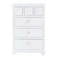 Cabinet de rangement 6 tiroirs blanc Valentine Maisons du Monde