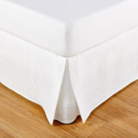 Cache-sommier 90x190 en lin blanc Maisons du Monde