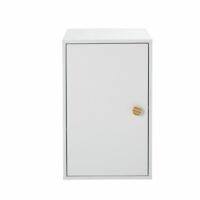 Caisson pour bureau modulable 2 portes blanc Mika Maisons du Monde