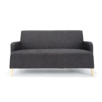 Canapé 2 places gris anthracite Adam Maisons du Monde