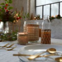 Carafe à eau en verre et tressage QUALIMNA Transparent LA REDOUTE INTERIEURS