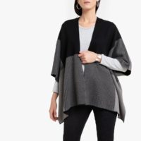 Cardicool en fine maille Jacquard Gris Noir Anne weyburn