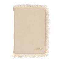 Carnet de notes beige avec franges Maisons du Monde