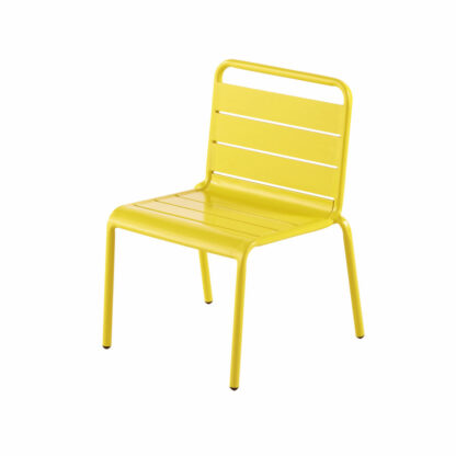 Chaise enfant en métal jaune Fun Summer Maisons du Monde