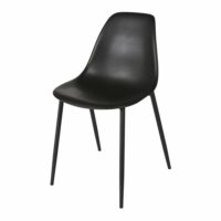 Chaise enfant style scandinave noire Clyde Maisons du Monde