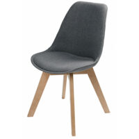 Chaise style scandinave gris chiné Ice Maisons du Monde