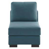 Chauffeuse de canapé bleu pétrole Terence Maisons du Monde