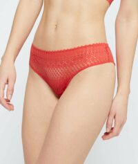 Cheeky en dentelle   - Rouge - Femme - Etam