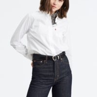 Chemise boyfriend Blanc Levi's