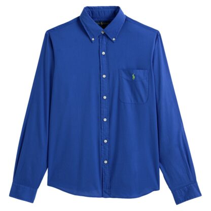 Chemise droite en éponge Blanc - Bleu Marine - Bleu Roi Polo Ralph Lauren