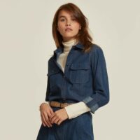 Chemise droite en jean Jean VANESSA SEWARD X LA REDOUTE COLLECTIONS