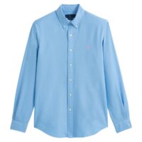 Chemise droite en oxford Bleu Ciel Polo Ralph Lauren