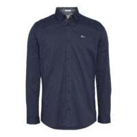 Chemise droite en oxford Bleu Marine Tommy Jeans