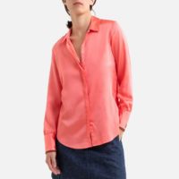 Chemise effet satiné à manches longues Rose SCOTCH AND SODA