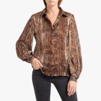 Chemise imprimée à manches longues Imprimé Multicolore;Python;Imprimé Noir LIU JO