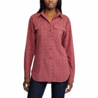 Chemise imprimée à manches longues Imprimé Rouge Lauren Ralph Lauren