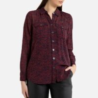 Chemise imprimée à manches longues Imprimé Rouge Tommy Hilfiger