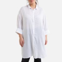 Chemise large imprimée pois Imprimé Fond Ivoire LA REDOUTE COLLECTIONS PLUS