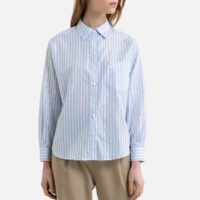 Chemise rayée à manches longues CAMELLIA Rayé Bleu FRNCH