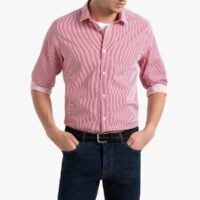 Chemise rayée coupe slim