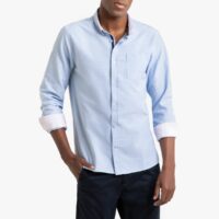 Chemise regular Oxford Bleu Ciel LA REDOUTE COLLECTIONS