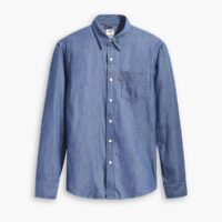 Chemise slim en chambray 1 poche Bleu Chambray Levi's