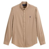 Chemise slim garment dyed chino Beige Polo Ralph Lauren